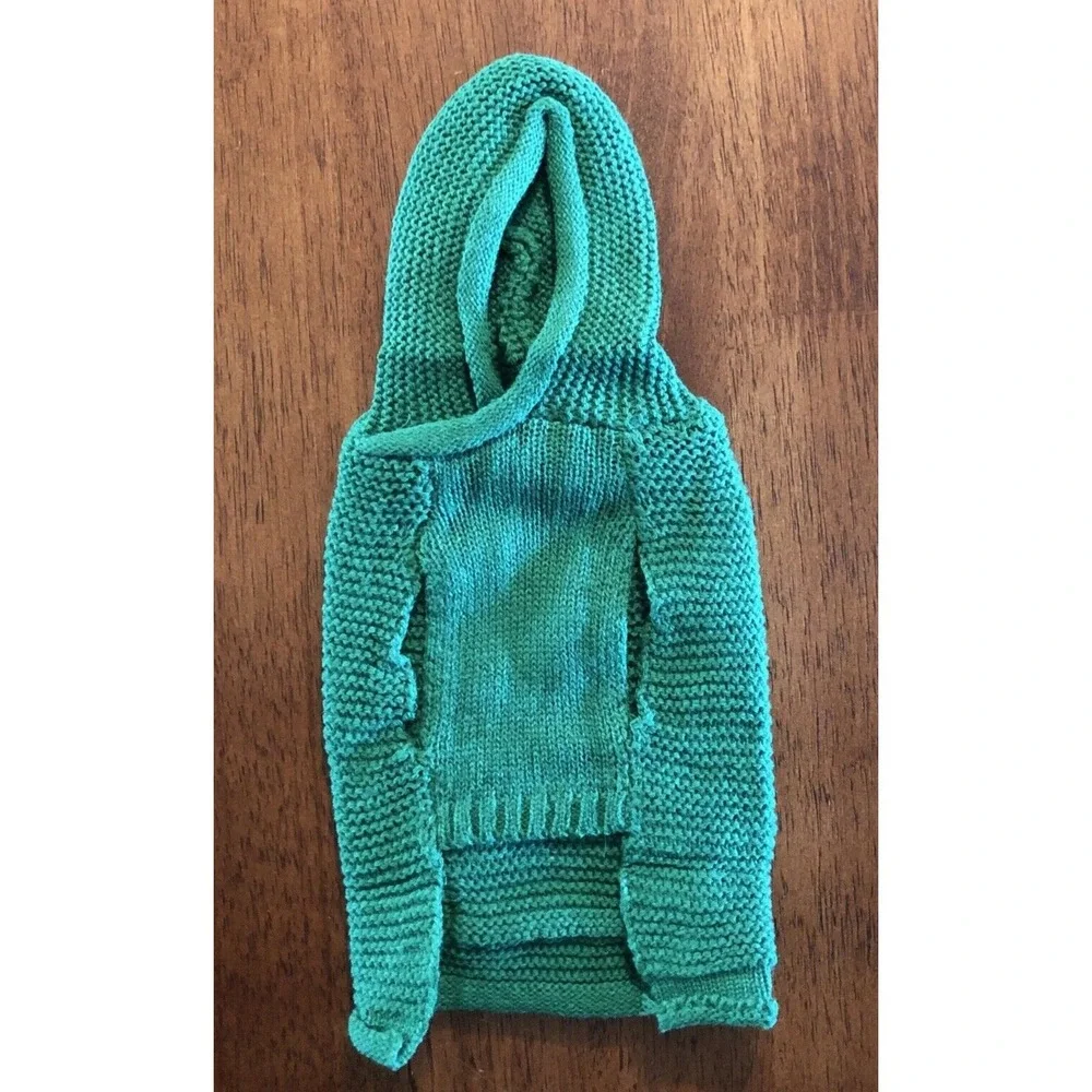 Vibrant Life Dog Cat Pet Holiday Green Hoodie Sweater XXSmall 3-7 LB NEW‎